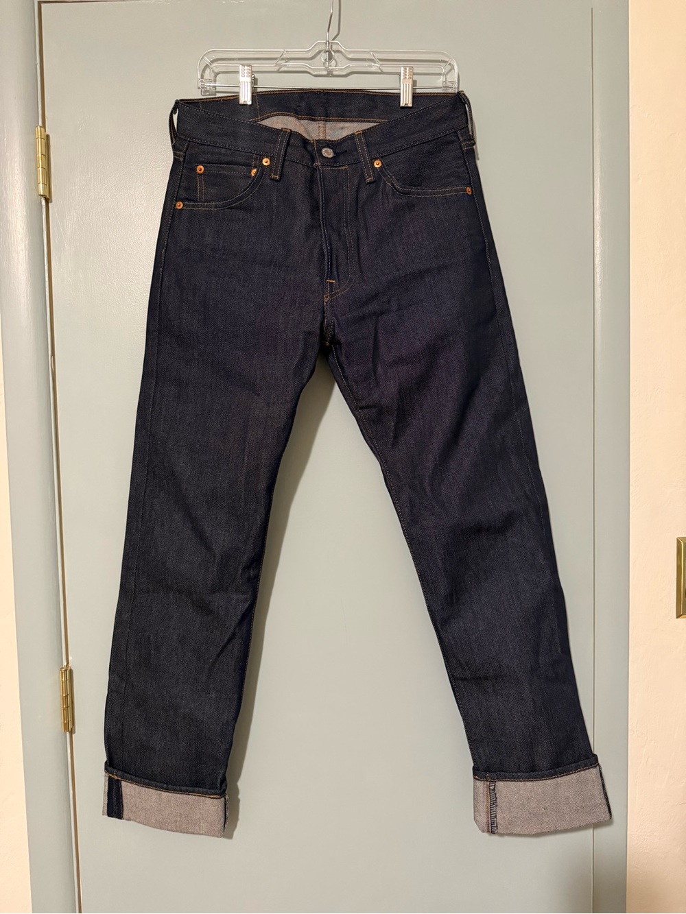 Levi's Men's Dark Indigo Straight Jeans